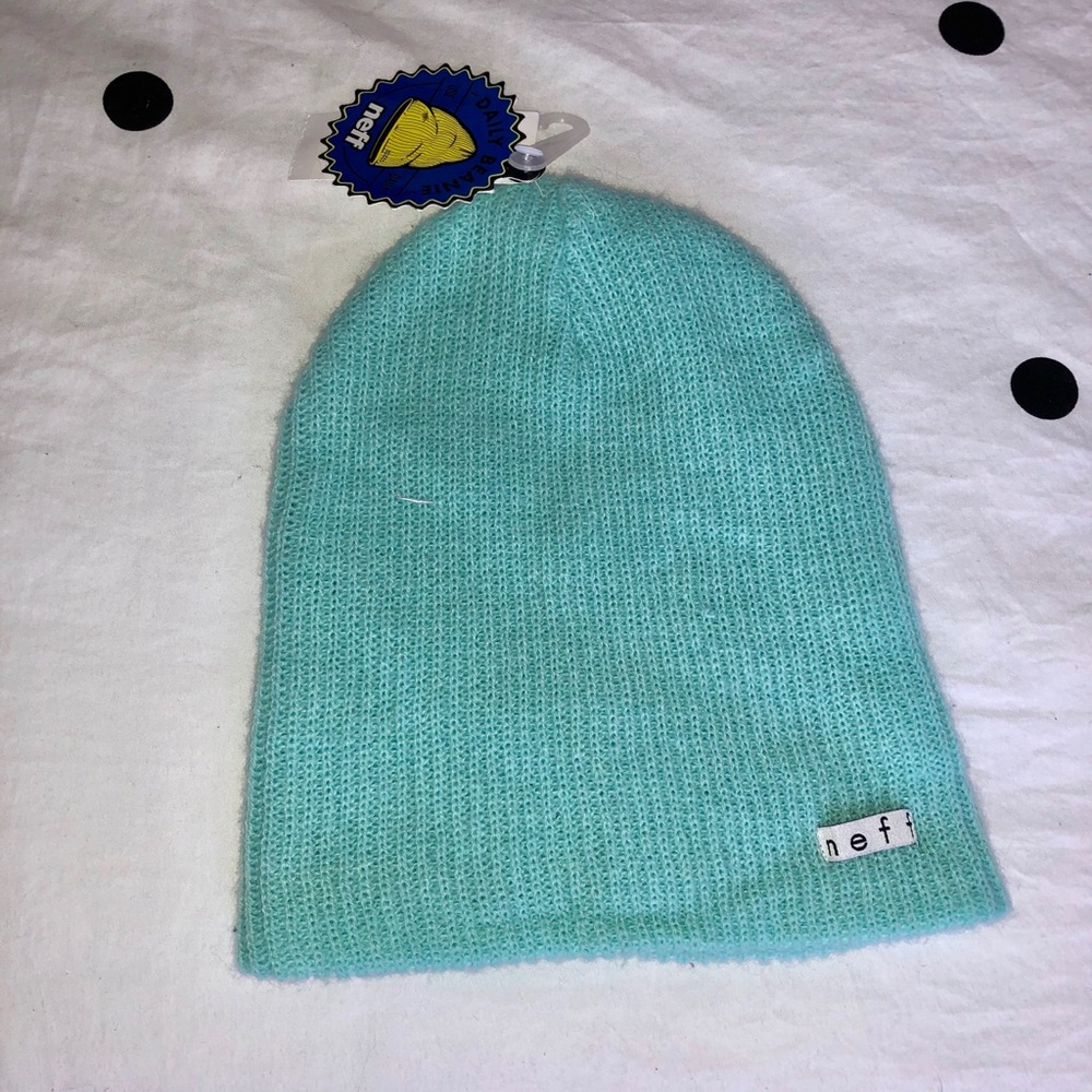 Turquoise Neff beanie